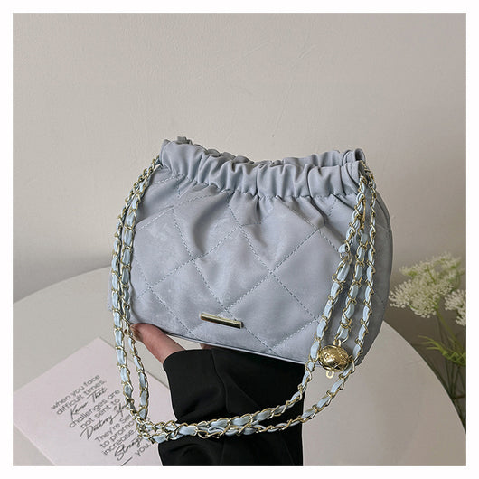 Bolsa Mensajera de Cadena Rombo Elegante para Viajero - Image 34