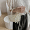Bolso Mensajero de Perlas con Cadena Elegante para Mujer