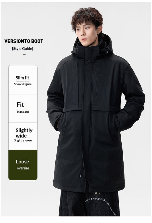 Abrigo Hombre Suelto Impermeable Moderno y Cálido - Image 30
