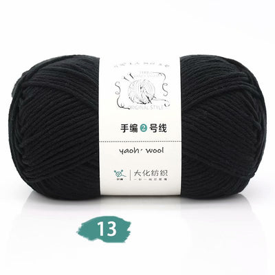 Lana Tejida a Mano Grosor Medio - Kit DIY con Aguja para Bufanda, Gorro y Abrigo - Image 76