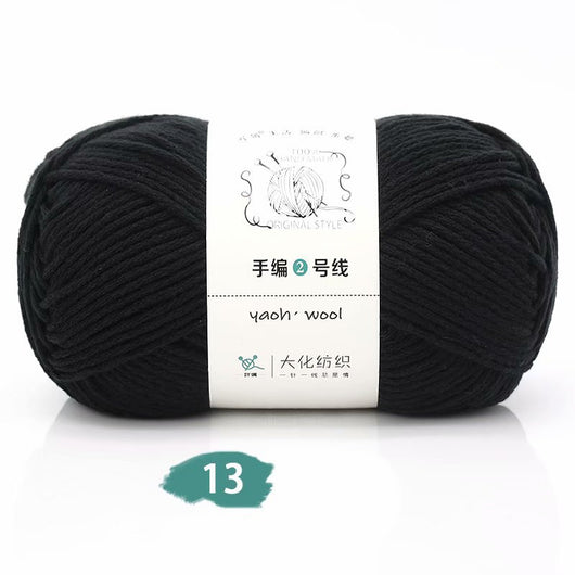 Lana Tejida a Mano Grosor Medio - Kit DIY con Aguja para Bufanda, Gorro y Abrigo - Image 76