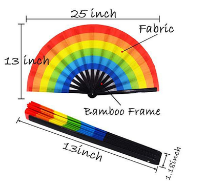 Abanico Reflectante Grande Tai Kung Fu 33cm - Image 11