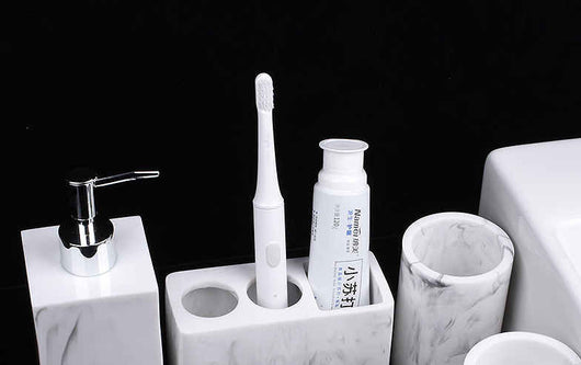 Juego de Baño de Resina Creativa de 5 Piezas