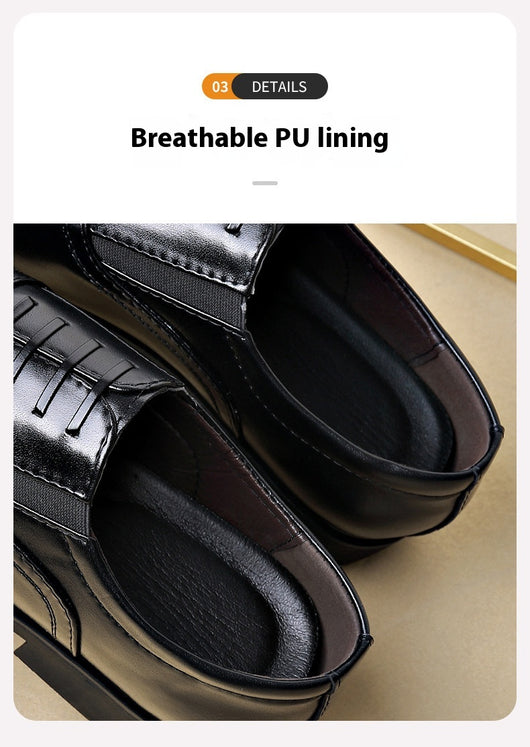 Zapatos de Cuero Formales Puntiagudos para Hombre - Estilo Ejecutivo Británico - Image 16
