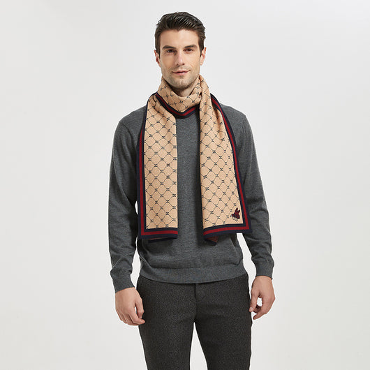 Bufanda Tejida Hombre Estilo Coreano Dongdaemun para Primavera, Otoño e Invierno - Image 18