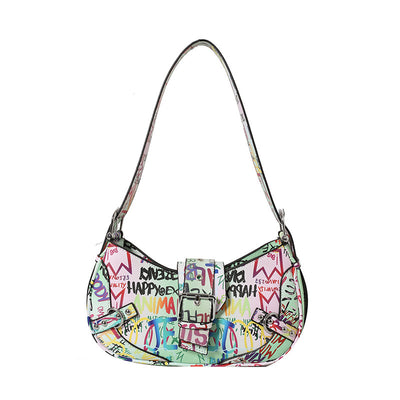 Bolsa de Hombro Messenger con Diseño de Letra de Moda - Image 8