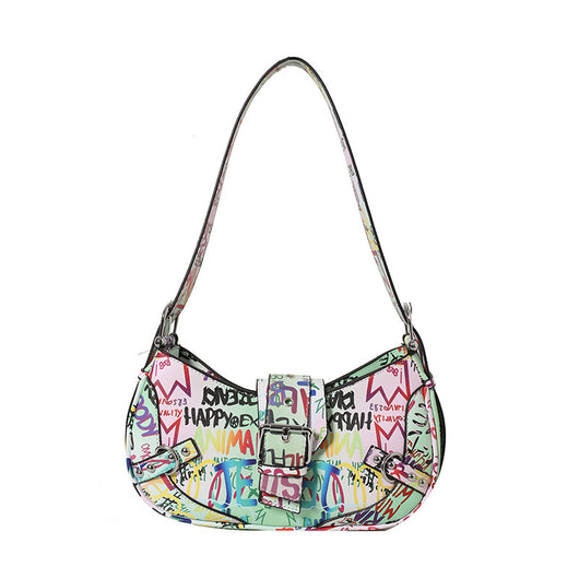 Bolsa de Hombro Messenger con Diseño de Letra de Moda - Image 8