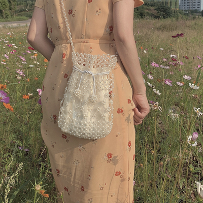 Mochila Tejida Retro Crema para Mujer - Estilo Primavera Verano - Image 6