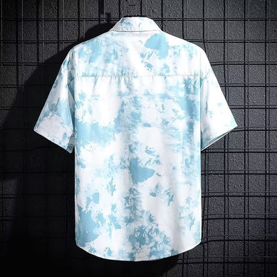 Camisa Estampada Transpirable Ice Silk para Hombre - Colección Premium Verano - Image 10