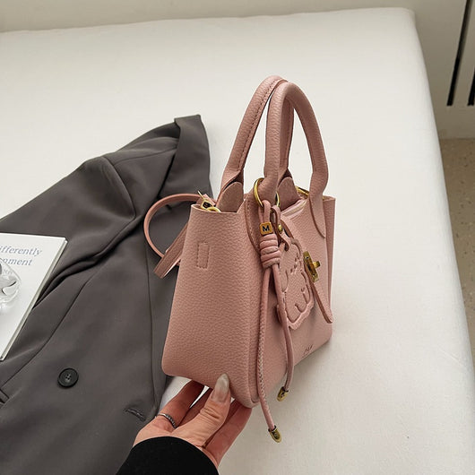 Bolsa Mensajera de Moda Estilo Bucket - Portátil y Versátil - Image 15