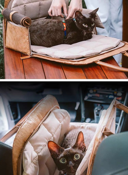 Bolsa Transportadora Portátil para Mascotas con Kennel para Auto - Image 9