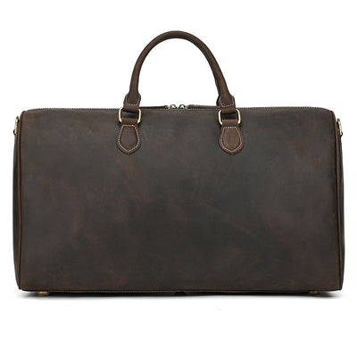 Bolsa de Viaje Cuero Vintage Crazy Horse Gran Capacidad - Image 28