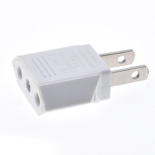 Adaptador de Enchufe Europeo a Americano - Cobre Puro, Blanco y Negro - Image 6