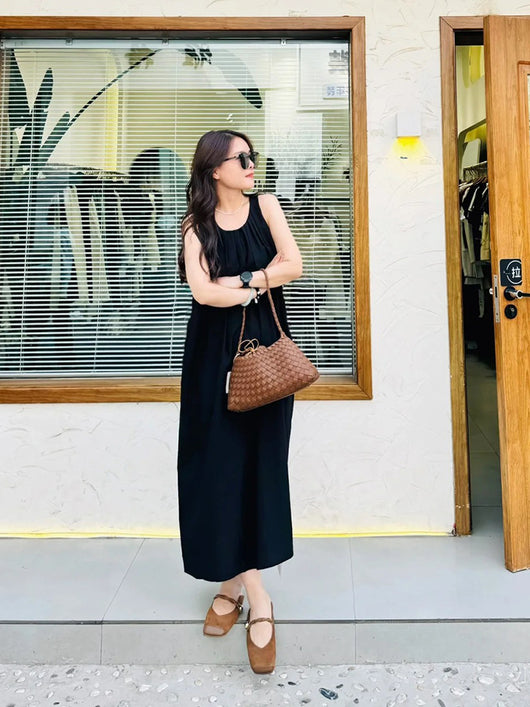 Bolso Tejido de Cuero Auténtico para Mujer - Bandolera Minimalista - Image 33