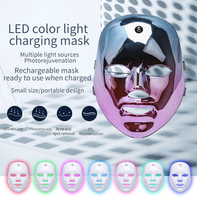 Mascarilla LED Facial Recargable - Tratamiento de Acné y Pecas con Luz de Colores - Image 6
