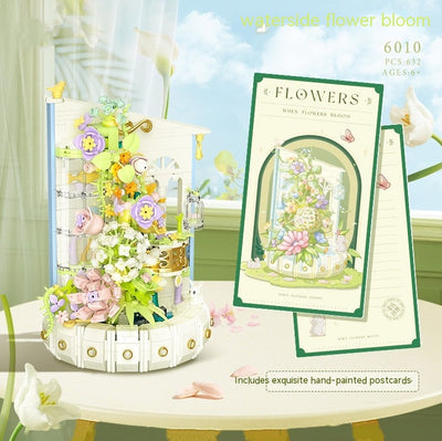 Bloques de Construcción Flor Shuixie para Niños - Juguete Decorativo - Image 3