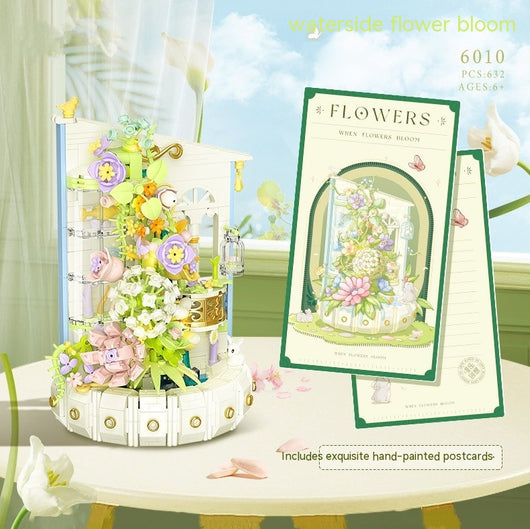 Bloques de Construcción Flor Shuixie para Niños - Juguete Decorativo - Image 3