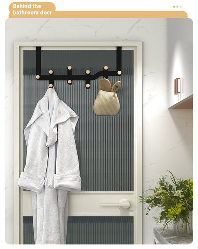 Perchero Colgante sin Clavo para Puerta - Organizador de Ropa Compacto - Image 16