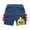 Pantalones Tres Cuartos Niño Estampado Dinosaurio