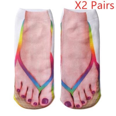 Calcetines Estampados 3D con Diseños Cartoon - Parejas y Unisex - Image 31
