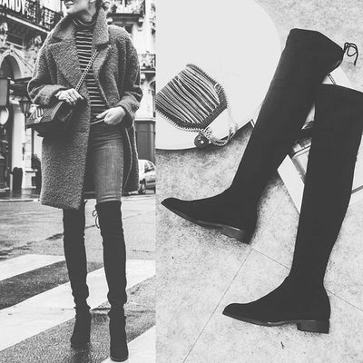 Botas Elásticas de Tacón Alto para Otoño - Image 14