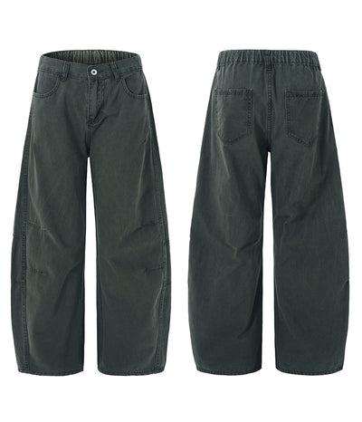 Culotes Retro Americanos Holgados con Pliegues para Hombre - Image 20