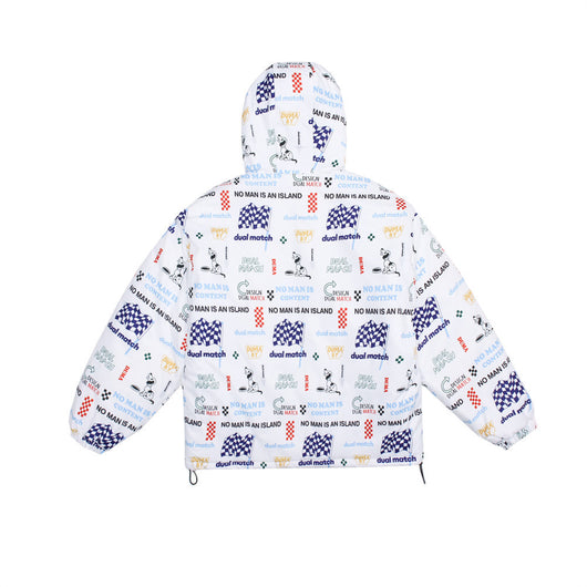 Chaqueta de Algodón Estampada con Letras de Dibujos Animados para Hombre - Image 2