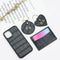 Funda Protectora de Cuero para Auriculares Bluetooth y Estuche de Móvil