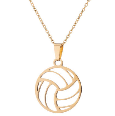 Collar Colgante de Acero Inoxidable Unisex para Voleibol - Image 2