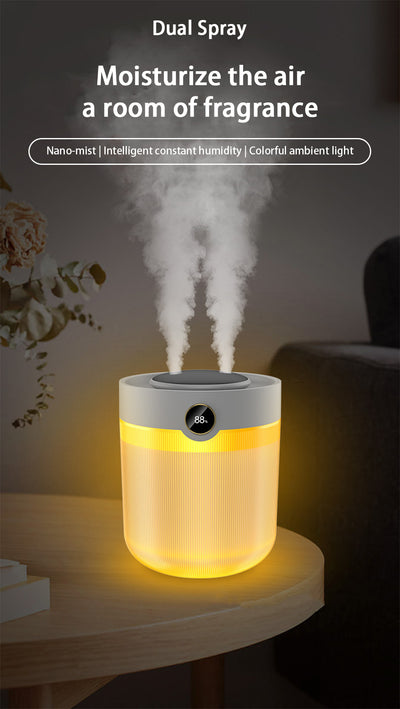 Humidificador Digital 2L con Pantalla LED y Doble Nebulización USB Silencioso - Image 10