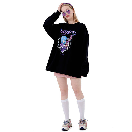 Playera Anime Pareja Manga Larga Unisex Suelta y Cómoda - Image 11