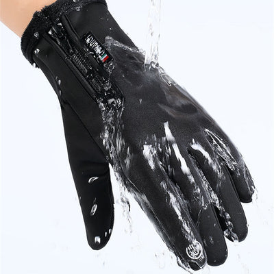Guantes de Invierno Unisex con Dedos Abatibles, Táctiles e Impermeables para Ciclismo, Pesca y Esquí - Image 2