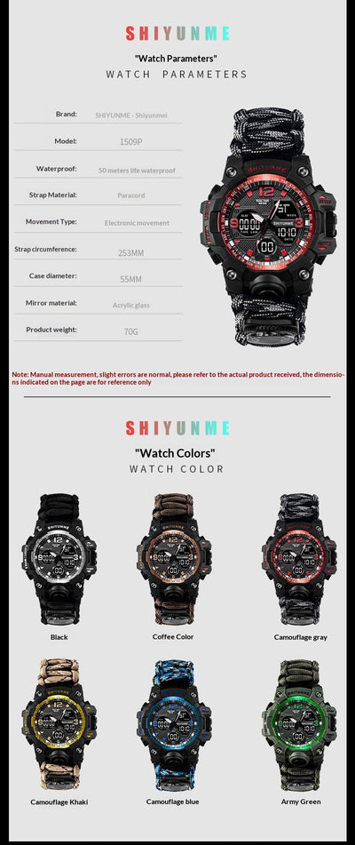 Reloj Deportivo Multifunción con Silbato de Emergencia - Image 10