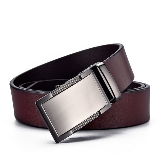 Cinturón de Cuero de Dos Capas para Hombre - Image 5