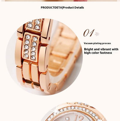 Reloj de Pulsera Impermeable para Mujer con Hebilla y Movimiento de Cuarzo - Image 9