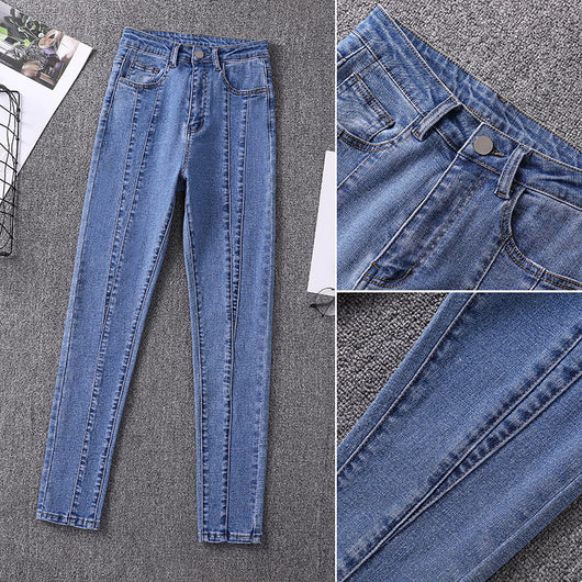 Pantalón Denim Slim Fit Mujer con Cintura Ajustada - Image 3
