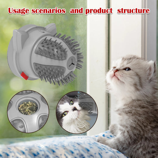 Cepillo Masajeador LED para Gatos con Juguete Interactivo - Image 9