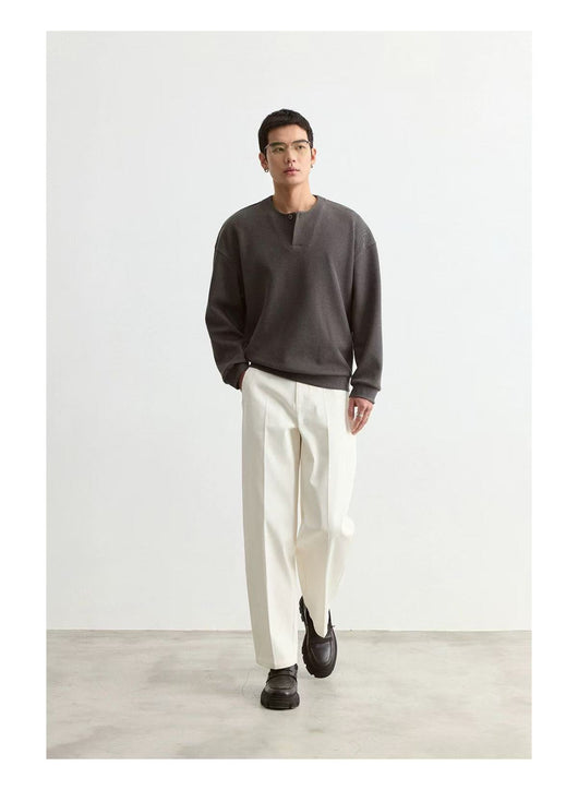 Sudadera Cuello Redondo Ligera para Hombre Talla Grande - Image 20