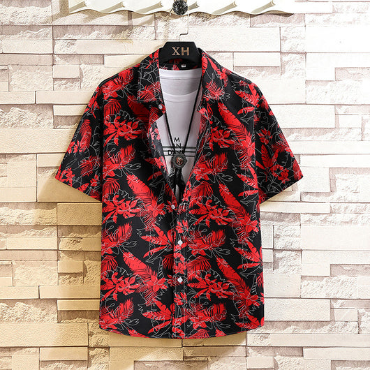 Conjunto Estampado para Hombre - Camisa y Shorts de Manga Corta - Image 11
