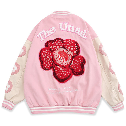 Chaqueta Bordada con Flores de Terciopelo para Hombre - Image 8