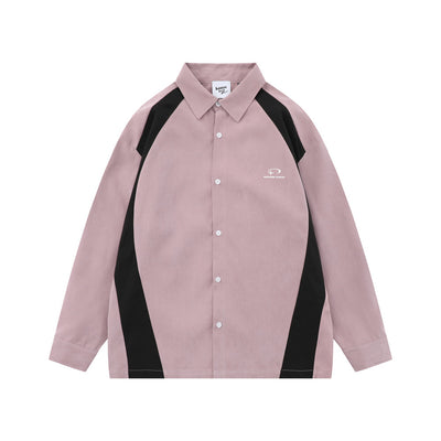 Camisa Manga Larga Contraste de Colores para Hombre - Image 2