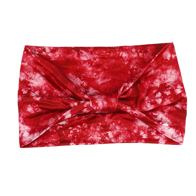 Banda Deportiva Ancha Tie-Dye Absorbente de Sudor para Mujeres - Image 8