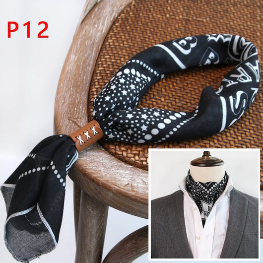 Bufanda de Seda Fina para Hombre - Accesorio Versátil Youth - Image 51