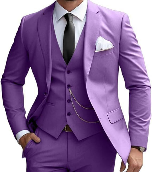 Traje Slim Fit Ejecutivo para Hombre - Elegancia Formal y Temperamento Empresarial - Image 18