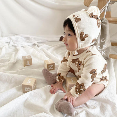 Romper con Capucha Estampado Osito para Bebé - Image 9