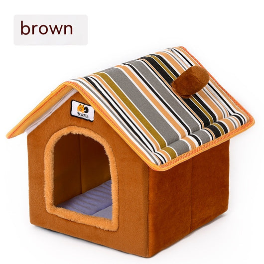 Cama Térmica para Mascotas con Casa Chimenea - Diseño Removible y Lavable - Image 5