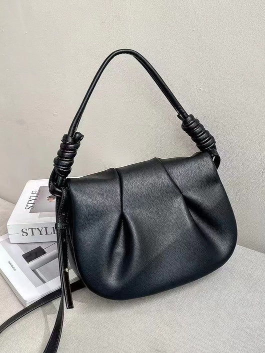 Bolso Bandolera de Cuero Suave - Compacto y Elegante - Image 9