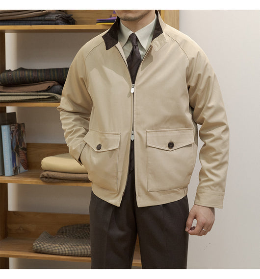 Chaqueta Harrington A1 Casual para Otoño e Invierno - Image 9