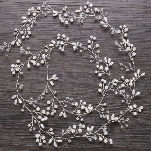 Diadema de Cristal y Perlas para Vestido de Novia - Image 8