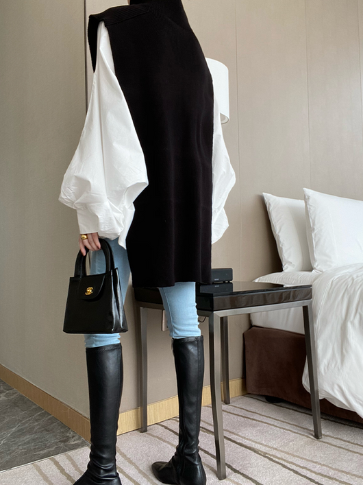 Blusa de Algodón Puro Blanca con Mangas Farol - Diseño Minimalista Versátil - Image 14